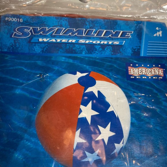 Swimline Water Sports American Beach Pool Ball 22” - Picture 2 of 6